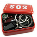 Survival SOS Emergency Tool Box Kit Set 6 in 1 Self Help Outdoor Sport Camping Hiking Safe Adventure